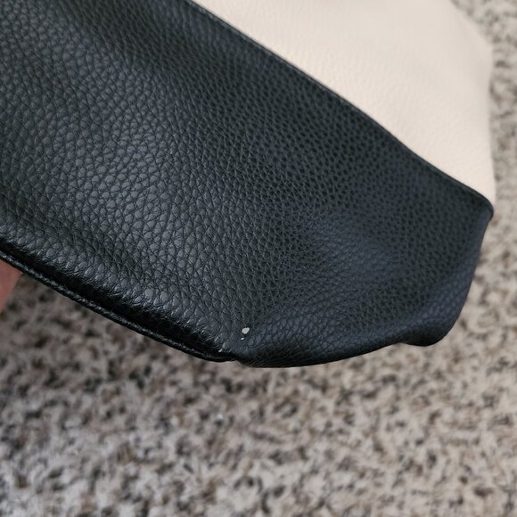 Mary Kay Two-Tone Beige & Black Tote Handbag - Picture 2 of 4